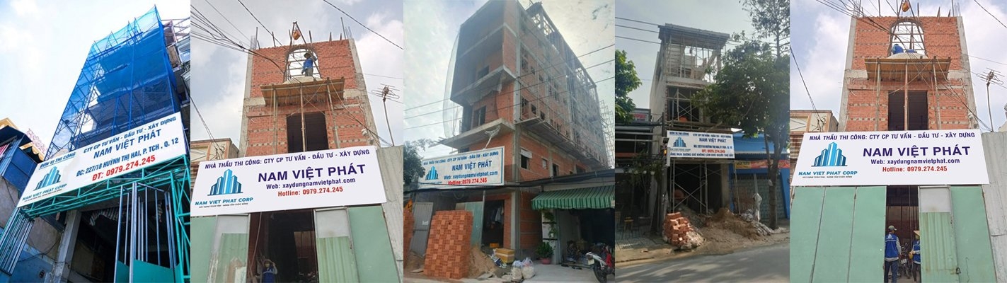 Thi công xây nhà phần thô