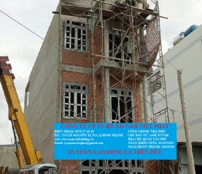 Dự án xây nhà trọn gói A Tuynh Quận Tân Phú, HCM