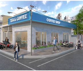 Thi công quán cà phê Tea and Coffee