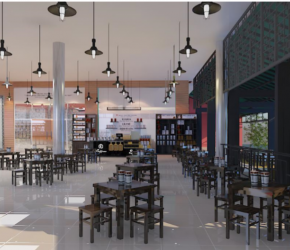 Thi công quán cà phê Trung Nguyên E Coffee Thành Phố Mới