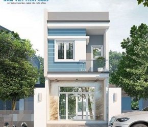 Mẫu thiết kế nhà phố 2 tầng với chi phí xây dựng dưới 1 tỷ
