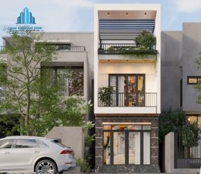 Mẫu nhà phố 3 tầng 5x18m kết hợp kinh doanh