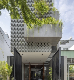 Mẫu nhà phố 3 tầng với mặt tiền tránh nắng hướng Tây, chi phí chỉ 1,2 tỷ trọn gói