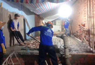 Quy trình xây dựng nhà: Xây dựng phần khung nhà