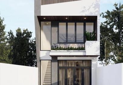 Mẫu nhà phố 4 gác lửng 5x17