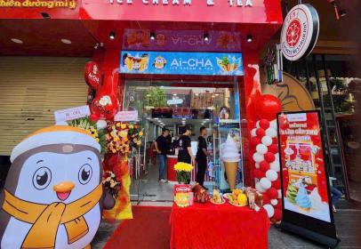 Dự án thi công chuỗi cửa hàng Trà sữa AI - CHA